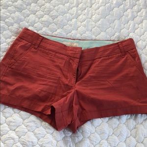 Nantucket red JCREW chino shorts
